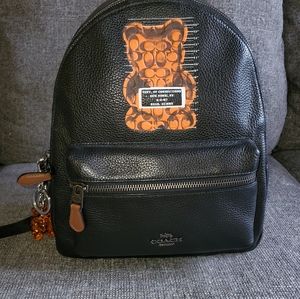 Coach teddy bear backpack